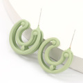 Shangjie oem aretes para mujeres c forme boucles d&#39;oreilles en alliage mignons